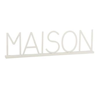 Letras Decorativas de Chão "Maison" 81cm Branco