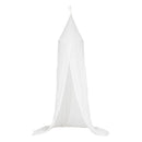Ciel de lit en gaze de coton Blanc