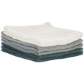 Conjunto de 5 toalhas de tetra de 25 x 25 cm