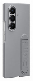 Pack coque en silicone avec support Gris et film pour Samsung Galaxy Z Fold 7