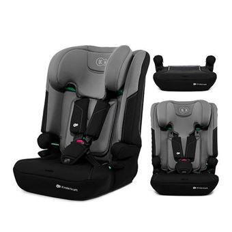 Cadeira Auto Kinderkraft I-COMFY i-Size 76–150 cm 3 em 1 evolutiva com arnês de 5 pontos e SPS Cinzento