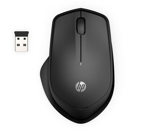 Rato sem fios silencioso HP 280 Preto