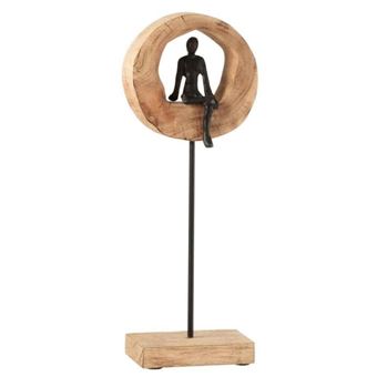 Estatueta Decorativa "Figura Pensativa" 48cm Natural