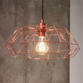 Suspensão grande geométrica Carlton 2 D45 cm - Cobre
