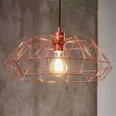 Suspension large géométrique Carlton 2 D45 cm - Cuivre