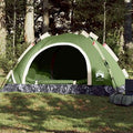 Tenda de campismo de libertação rápida, 3 pessoas, verde
