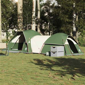 Tenda de campismo para 5 pessoas verde impermeável