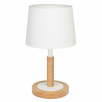 Candeeiro de Mesa de Cabeceira LED Dimmable em Madeira