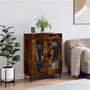 vidaXL Buffet, Armoire avec Pieds, Meuble de Rangement, Organisateur de Salon Salle de Séjour Intérieur, Moderne, Chêne Fumé Bois d'Ingénierie